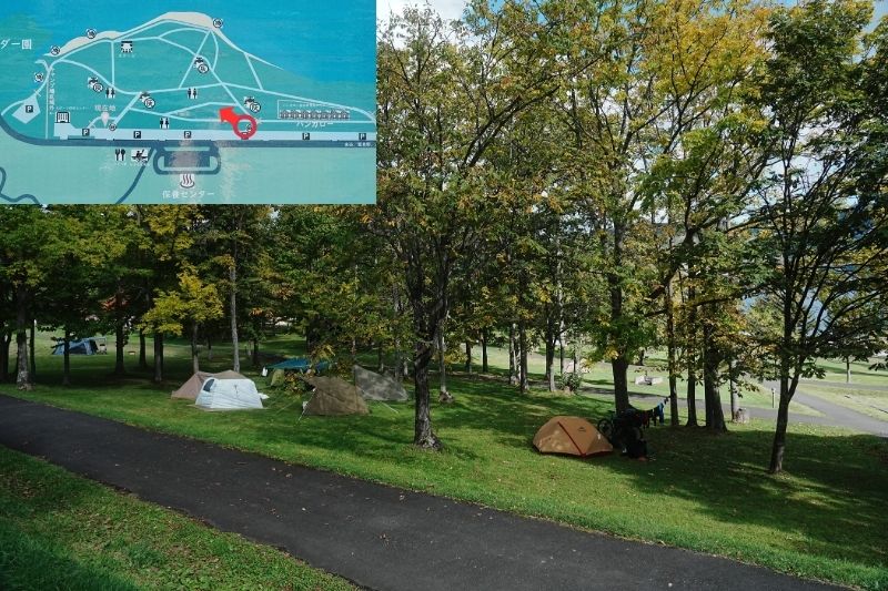かなやま湖畔キャンプ場 サイト解説23