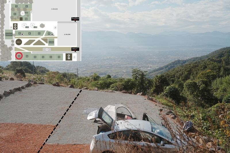 スリーストーンキャンプ場　Oサイト　解説