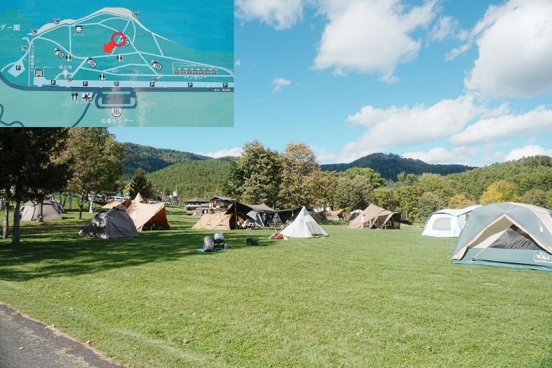 かなやま湖畔キャンプ場 サイト解説16