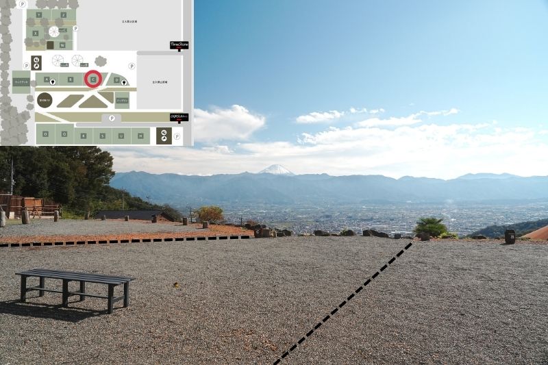 スリーストーンキャンプ場　Cサイト　解説