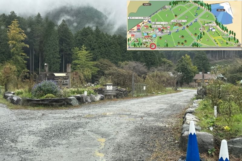 ふもとっぱらキャンプ場 入口