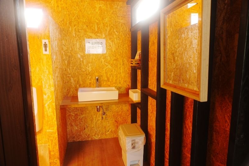 スリーストーンキャンプ場　O〜Hサイト　洗面台