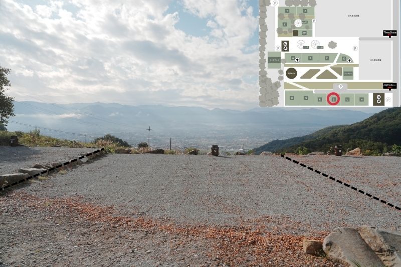 スリーストーンキャンプ場　Sサイト　解説