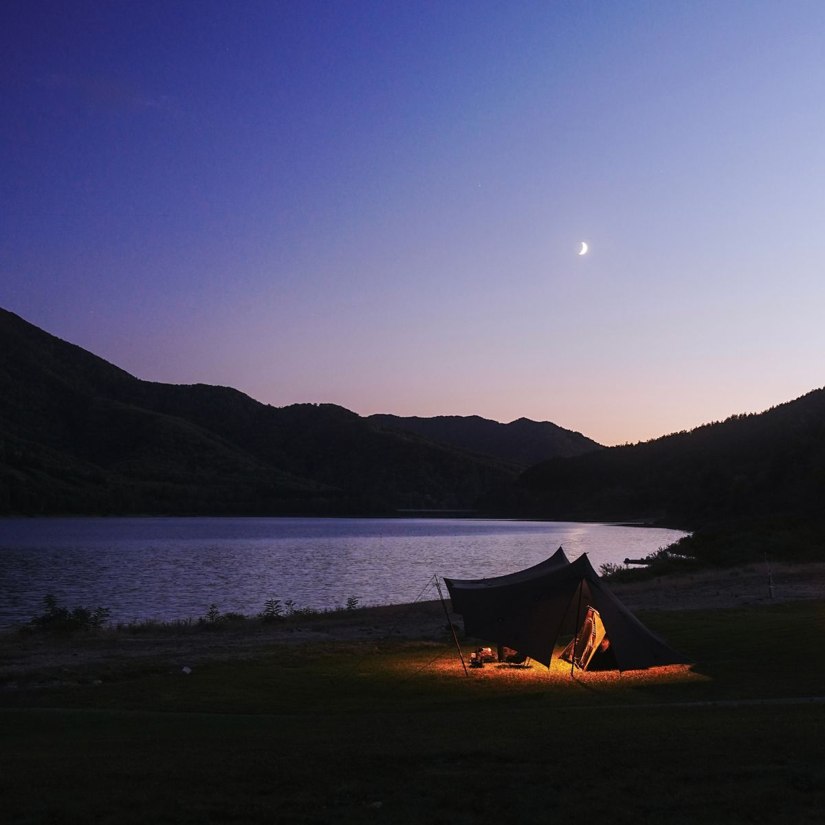 かなやま湖畔キャンプ場 まとめ 夕焼け 絶景 景色