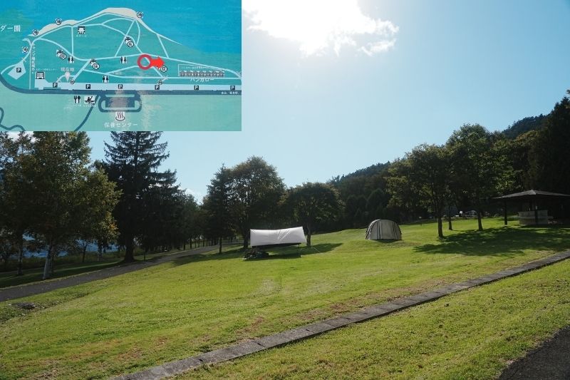 かなやま湖畔キャンプ場 サイト解説32