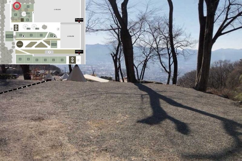 スリーストーンキャンプ場　Yサイト　解説