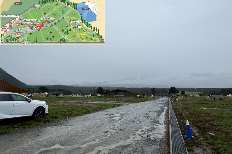 ふもとっぱらキャンプ場 Mサイト解説1