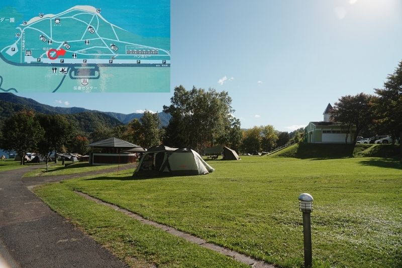 かなやま湖畔キャンプ場 サイト解説18