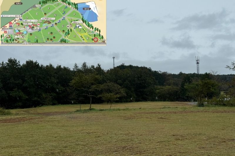 ふもとっぱらキャンプ場 Lサイト解説