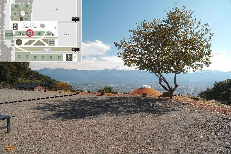 スリーストーンキャンプ場　Aサイト　解説