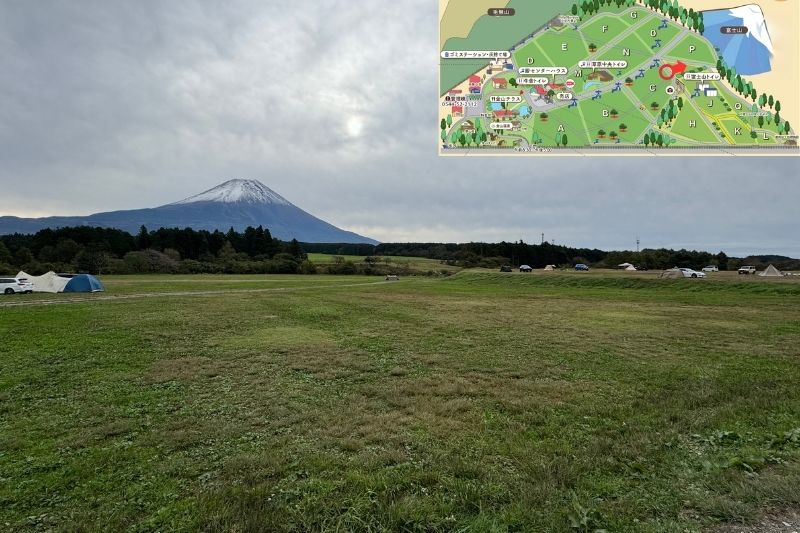 ふもとっぱらキャンプ場 Iサイト解説