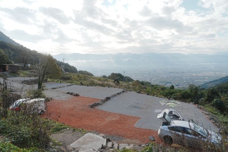 スリーストーンキャンプ場　O〜Hサイト　全景