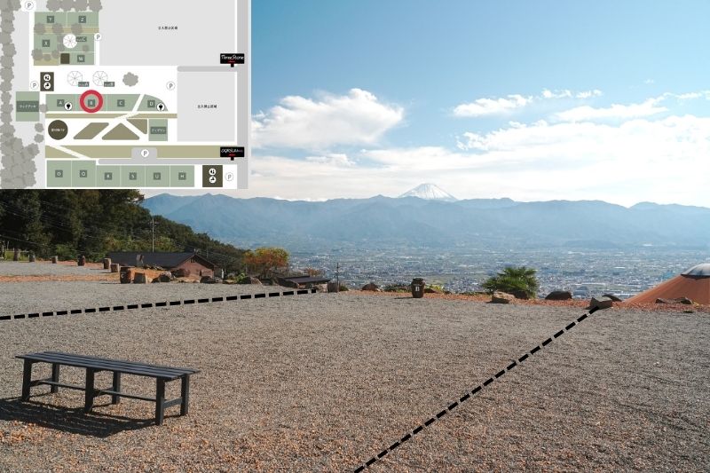 スリーストーンキャンプ場　Bサイト　解説