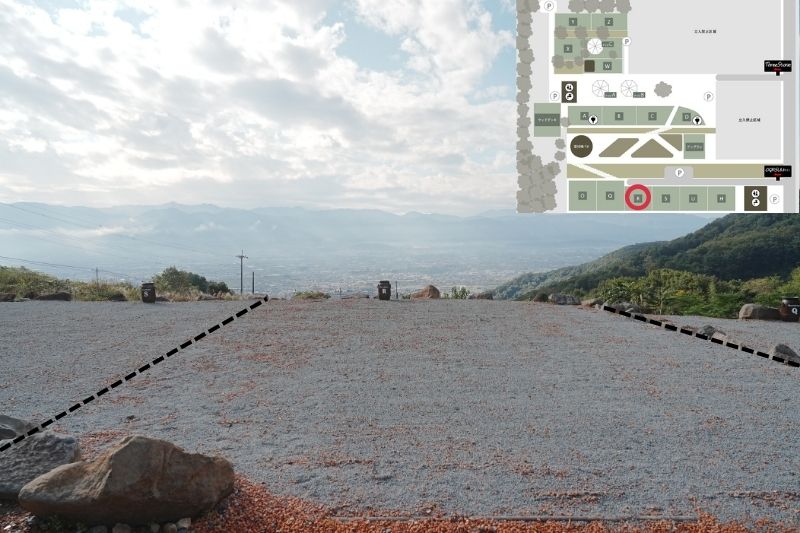 スリーストーンキャンプ場　Rサイト　解説