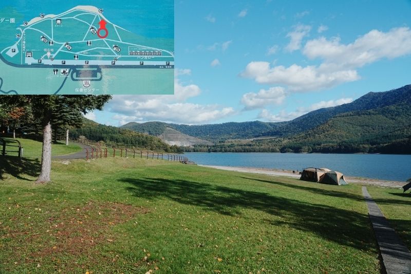 かなやま湖畔キャンプ場 サイト解説27