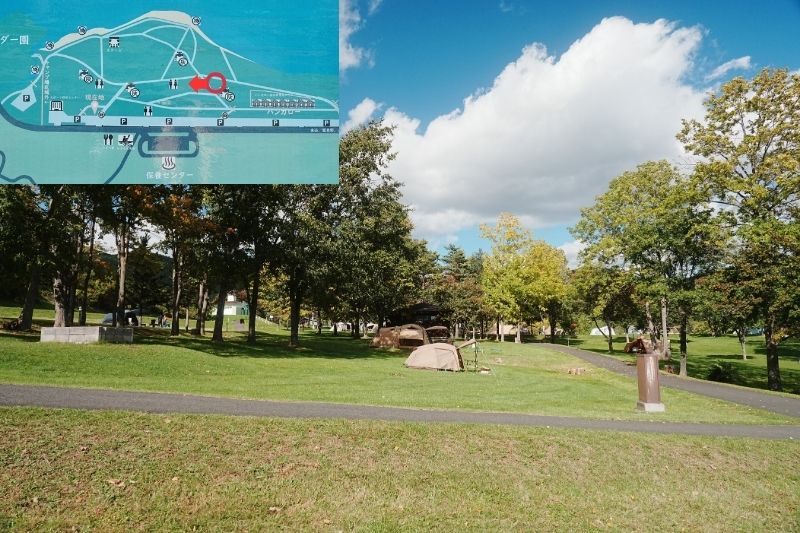 かなやま湖畔キャンプ場 サイト解説21