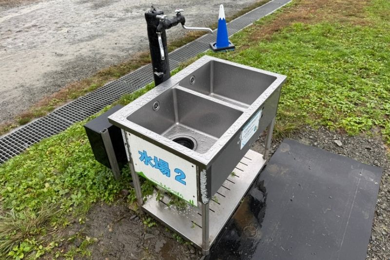 ふもとっぱらキャンプ場 場内炊事場1