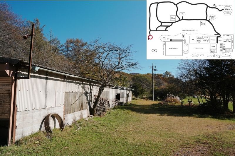 五光牧場オートキャンプ場 サイト解説 中段 坂手前2