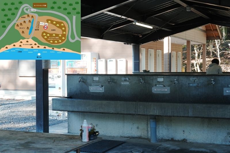 浩庵キャンプ場　炊事場