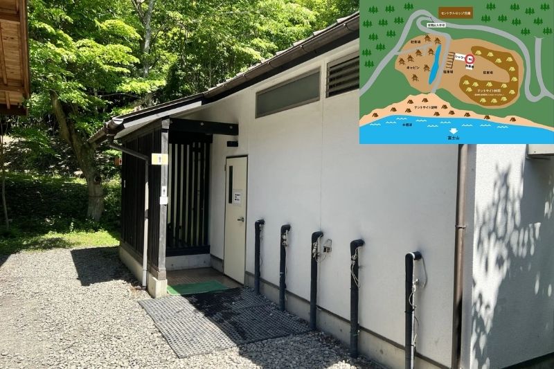 浩庵キャンプ場　トイレ外観