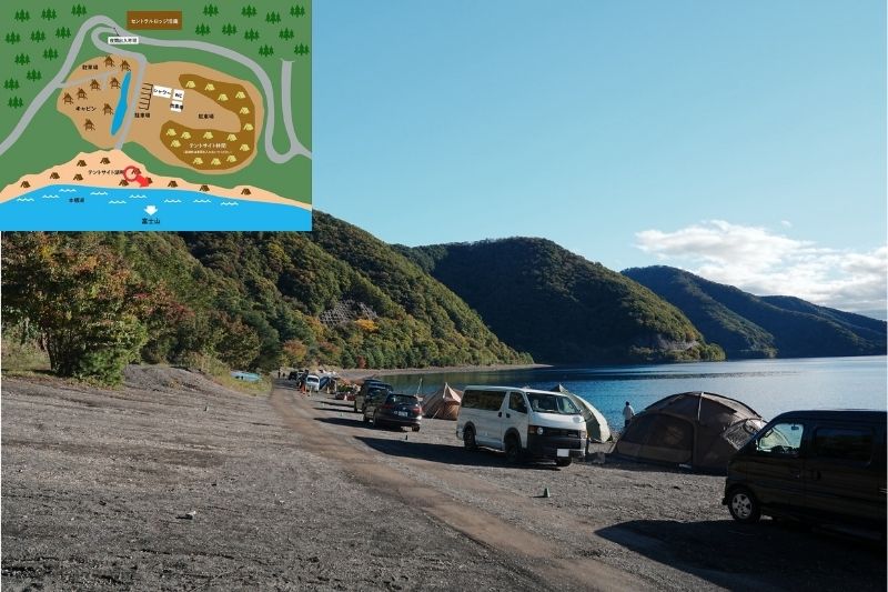 浩庵キャンプ場　湖畔サイト　解説８