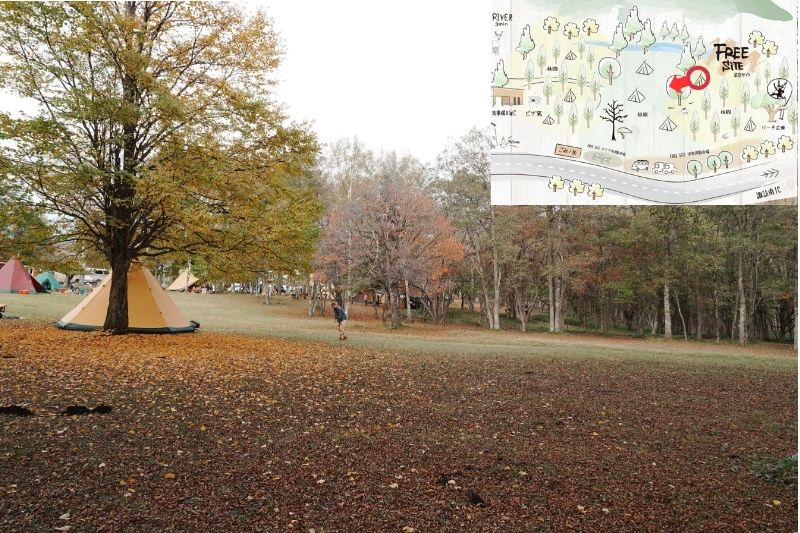 姫木平ホワイトバーチキャンプフィールド　星空サイト（フリー）　解説１１