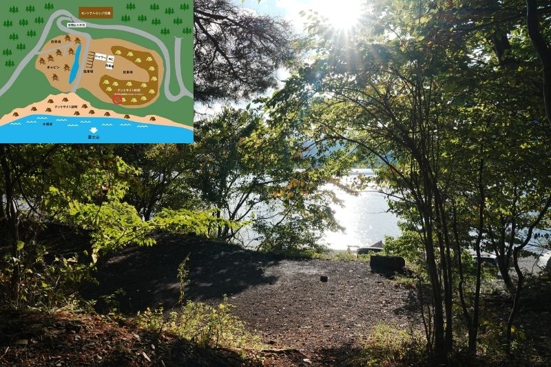 浩庵キャンプ場　林間サイト　解説７