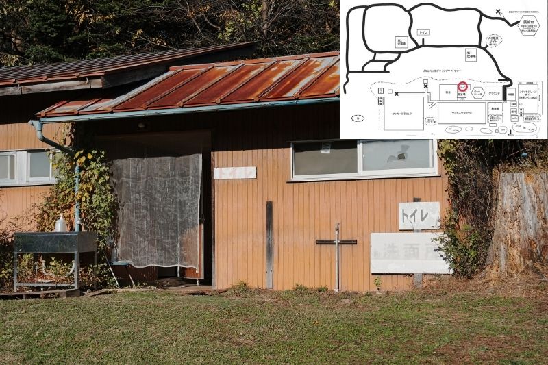 五光牧場オートキャンプ場 宿舎横 トイレ