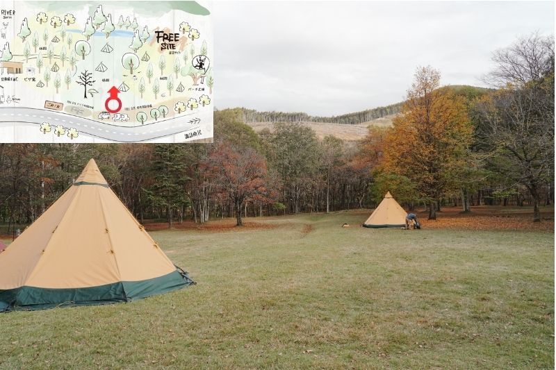 姫木平ホワイトバーチキャンプフィールド　星空サイト（フリー）　解説８