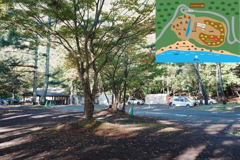 浩庵キャンプ場　林間サイト　解説１１