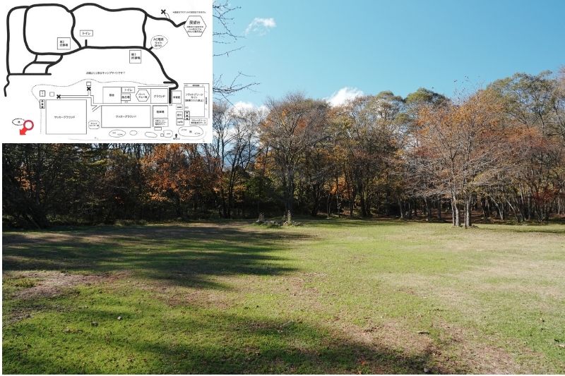 五光牧場オートキャンプ場 サイト解説 池サイト 下段4