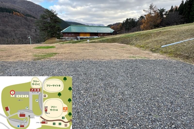 とことん山キャンプ場　区画サイト５