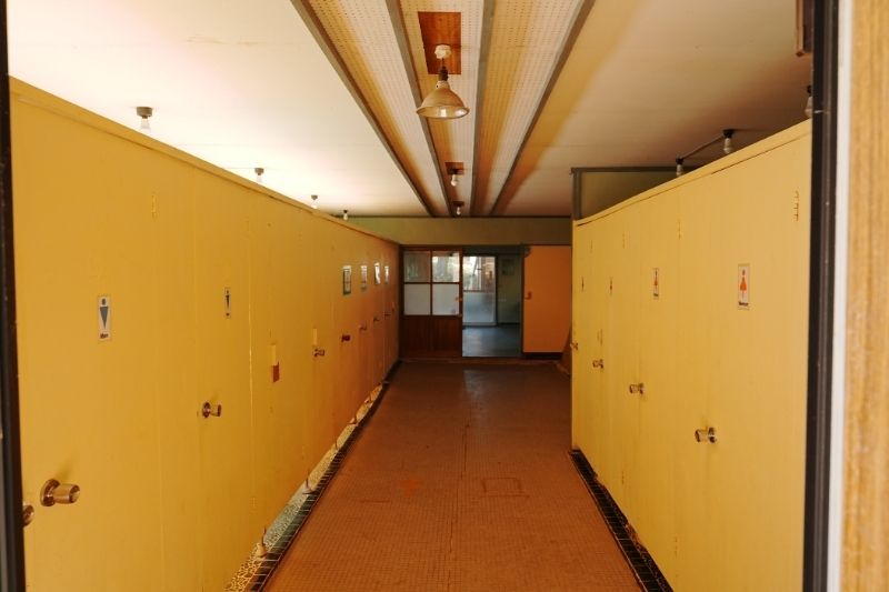 五光牧場オートキャンプ場 宿舎横 男女トイレ