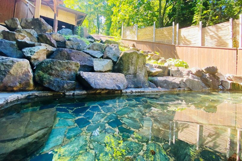 とことん山キャンプ場　露天風呂