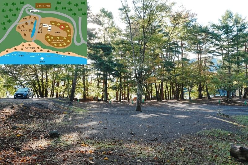 浩庵キャンプ場　林間サイト　解説１４