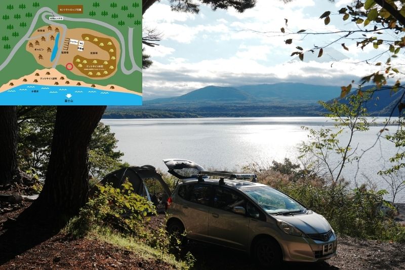 浩庵キャンプ場　林間サイト　解説５