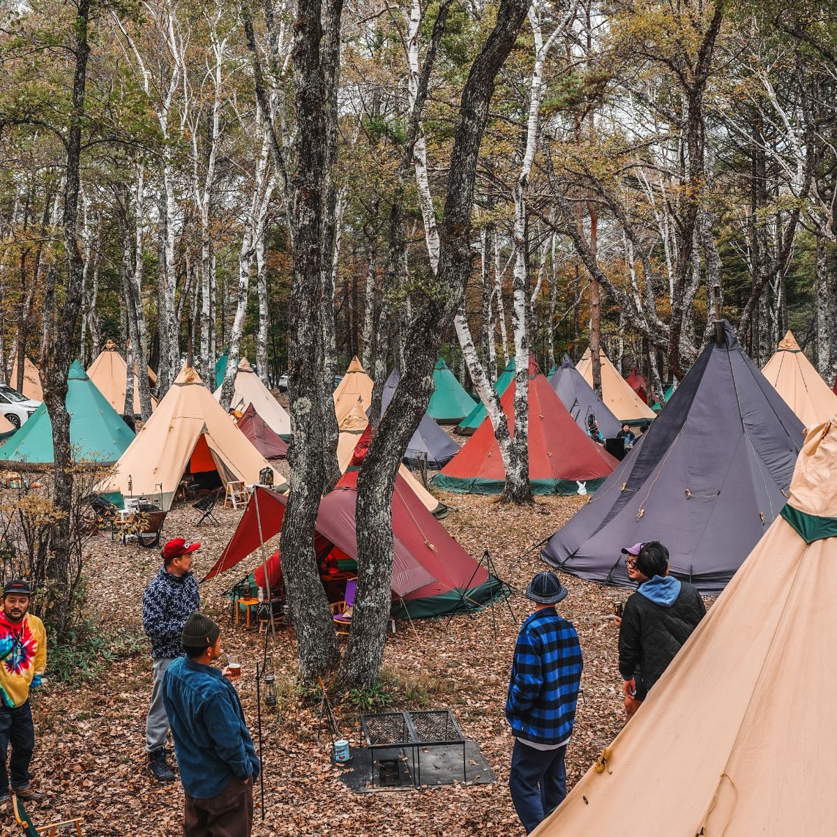 姫木平ホワイトバーチキャンプフィールド　まとめ　テンティピミーティング