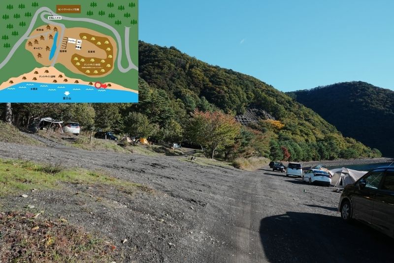 浩庵キャンプ場　湖畔サイト　解説１１