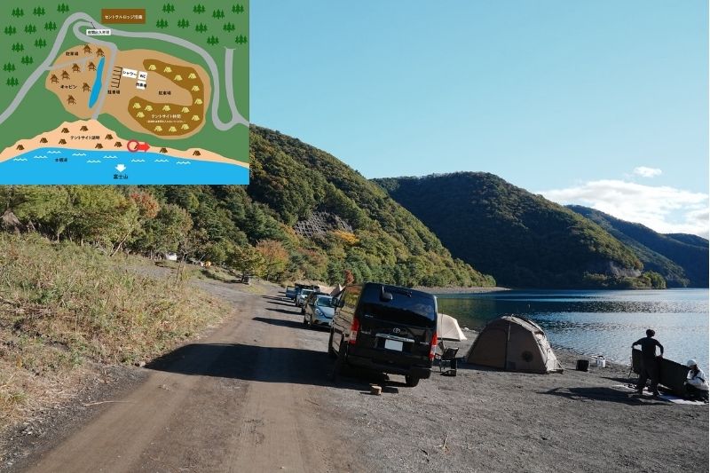 浩庵キャンプ場　湖畔サイト　解説９