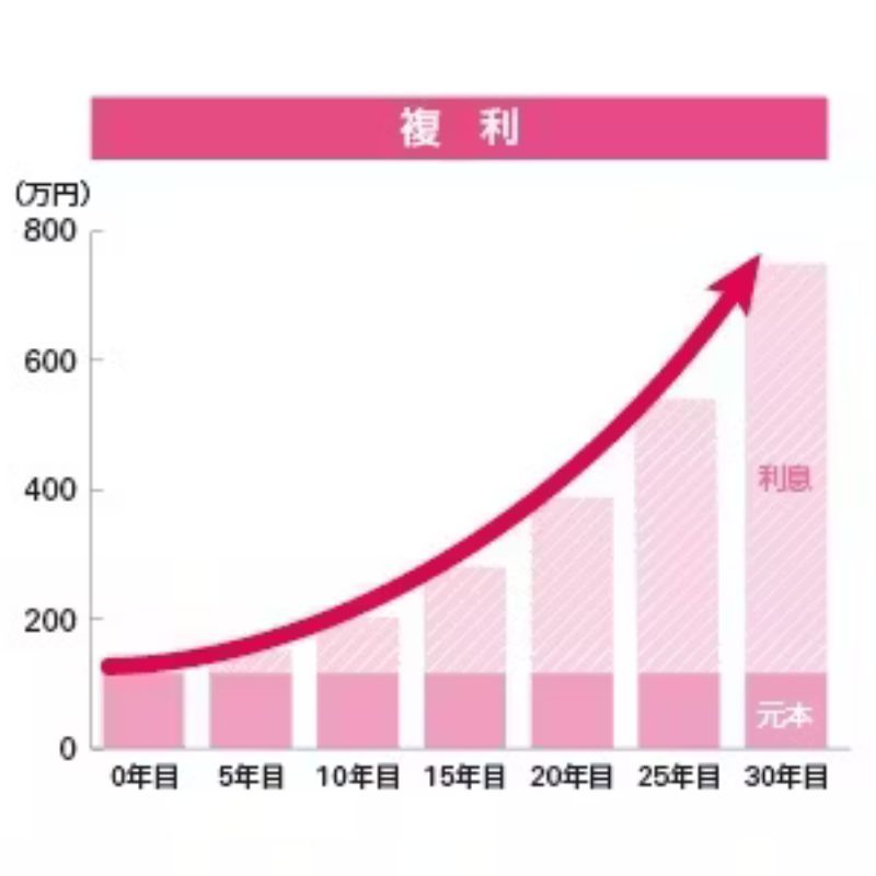 投資 複利 雪だるま式