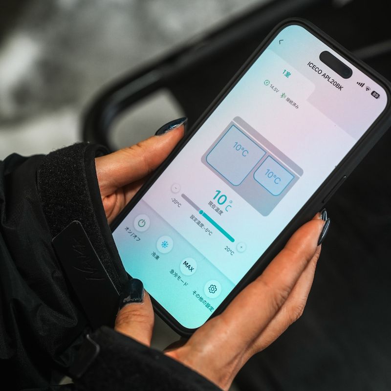 ICECO APL20 BK アプリ操作