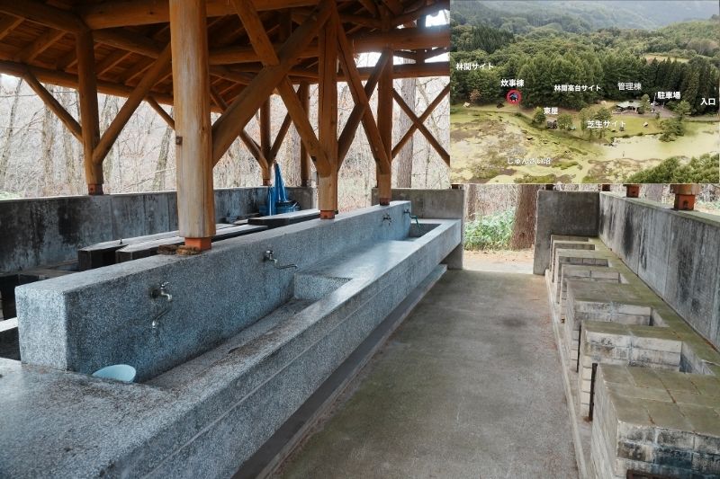 じゅんさい沼キャンプ場　炊事場２