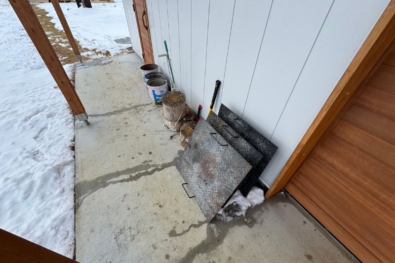 STONE VILLAGE(ストーンヴィレッジ) オートサイト 灰捨て缶 薪割り台 斧