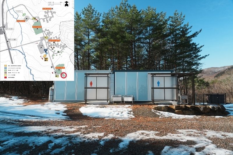 IZUMI PEAK BASE　サウスエリア　トイレ外観