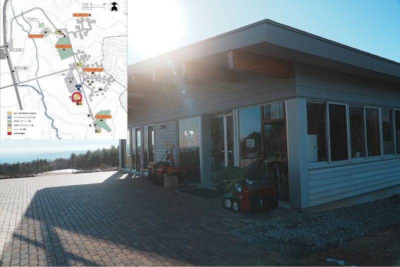 IZUMI PEAK BASE　管理棟　温泉施設　外観