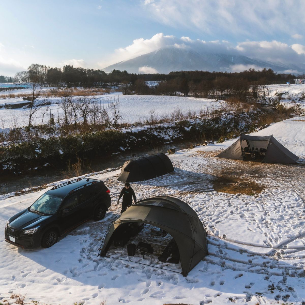 STONE VILLAGE(ストーンヴィレッジ) まとめ 岩手山 景色 オートサイト3