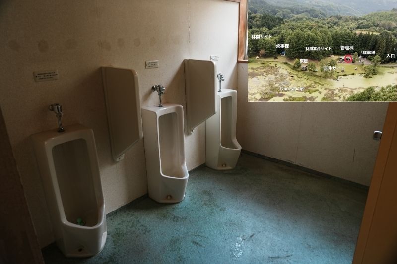 じゅんさい沼キャンプ場　トイレ１