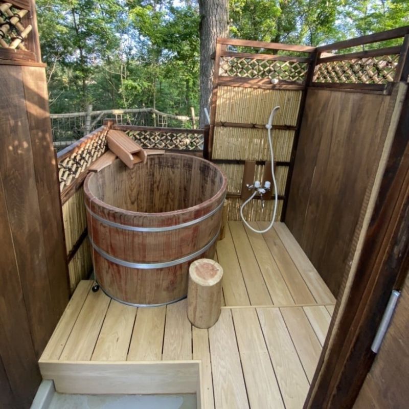 STONE VILLAGE(ストーンヴィレッジ) プレミアムサイトC 解説3 檜風呂