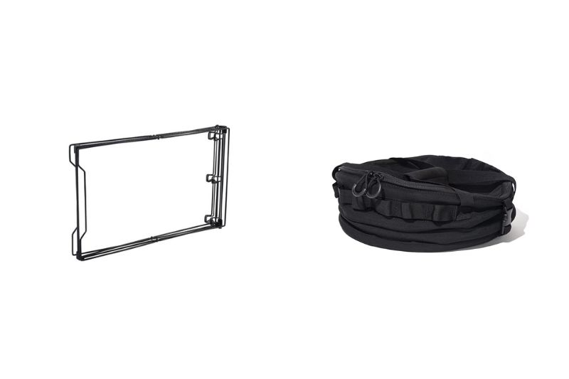 キャンプ　ゴミ箱　収納　例