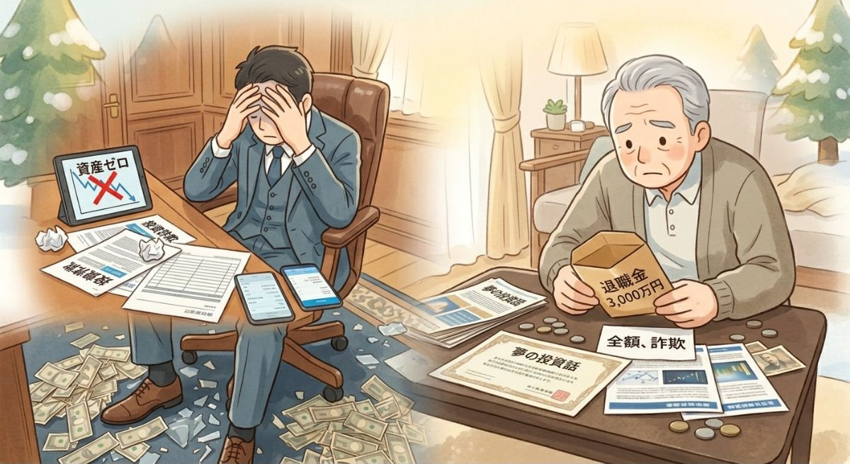 資産運用 経験 投資詐欺 失敗 イメージ